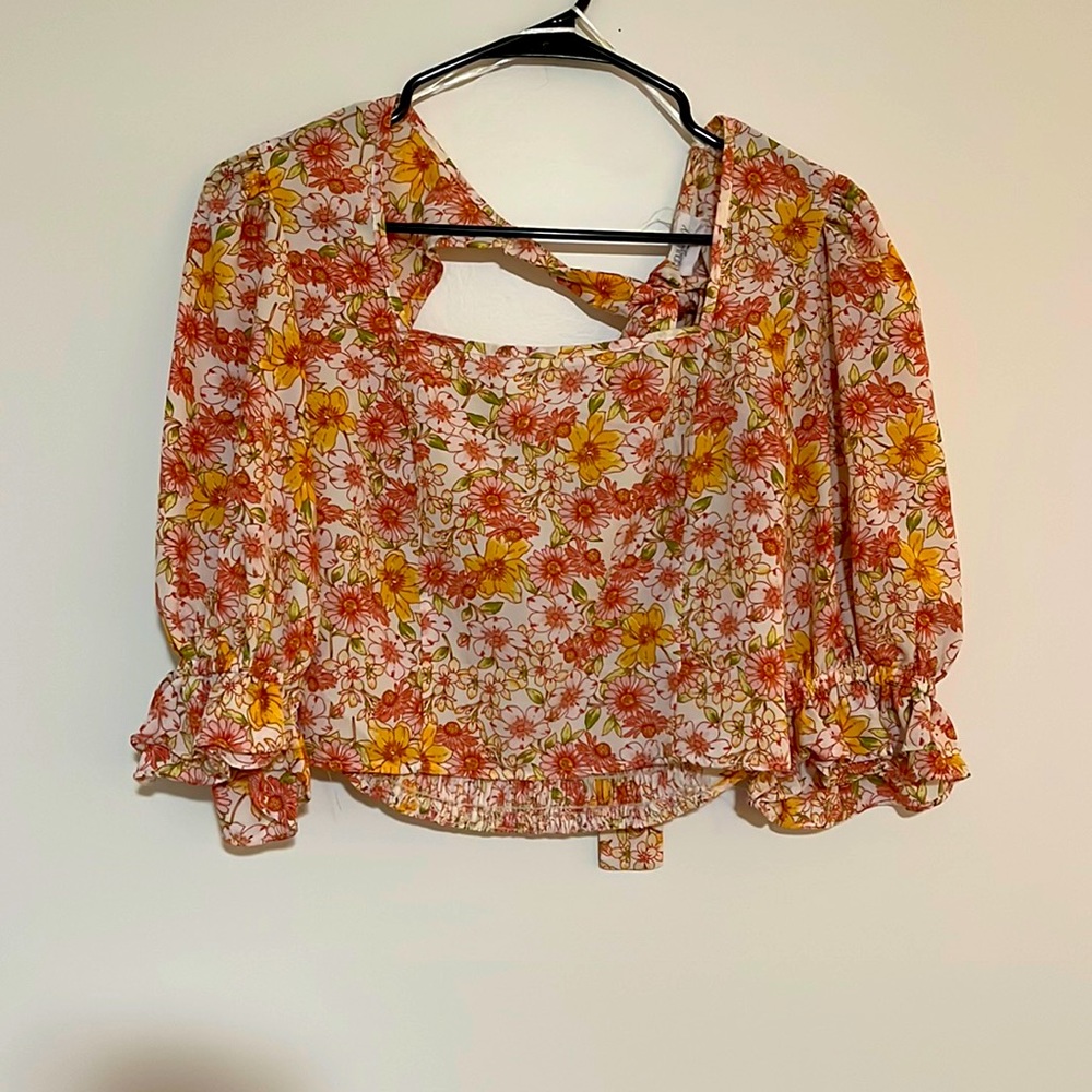 Floral Crop Top